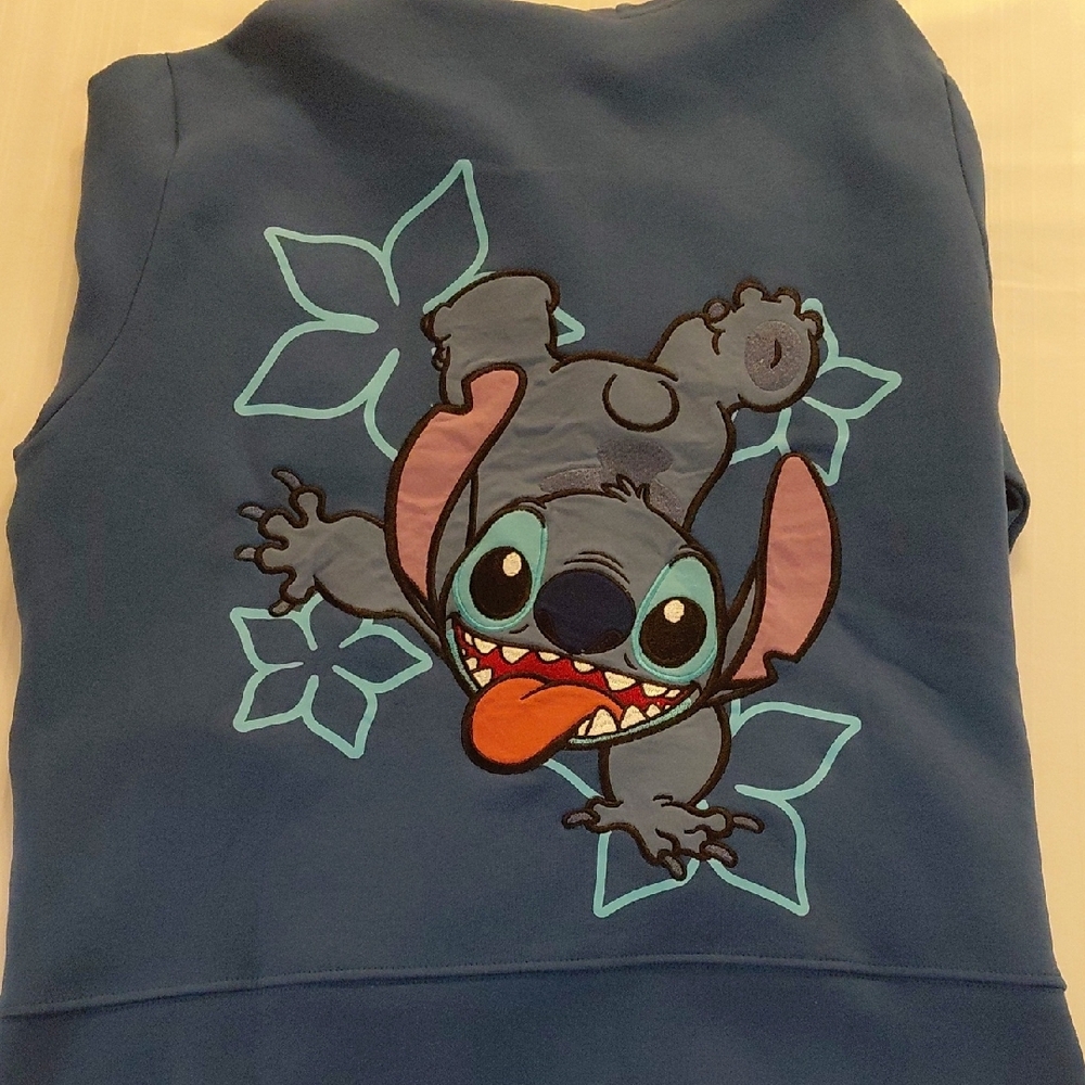 Disney Stitch Hoodie with Embroidered Design